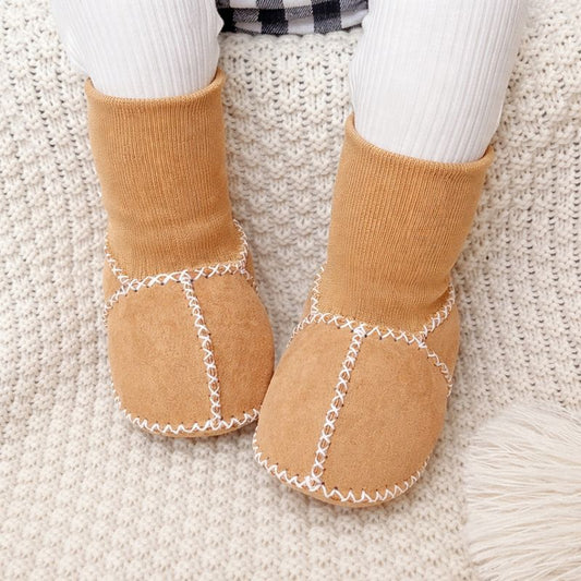 Varma babyskor med mjuk sula