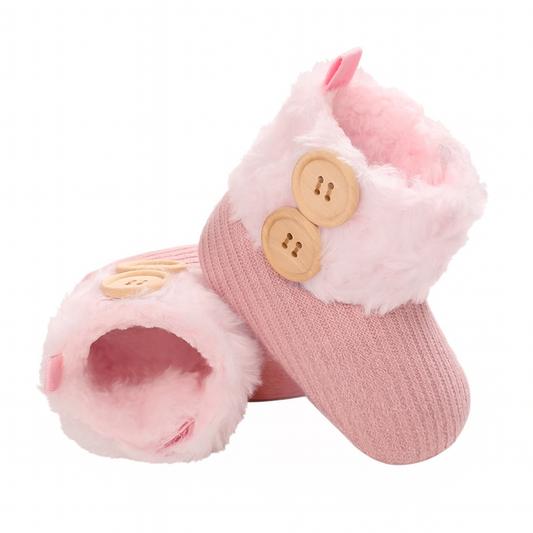 Mjuka baby tofflar i bomull