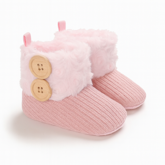 Mjuka baby tofflar i bomull