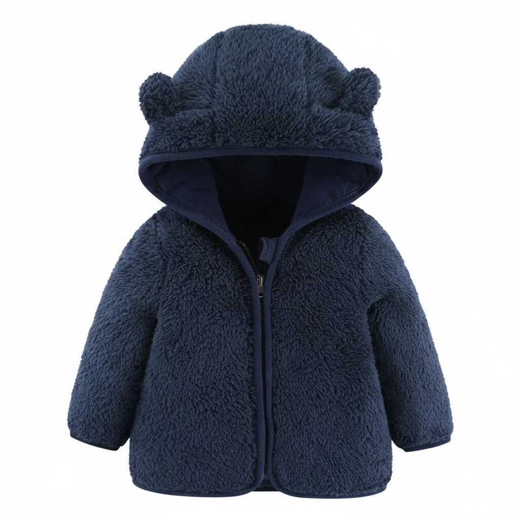 Långärmad barnjacka Plush Top