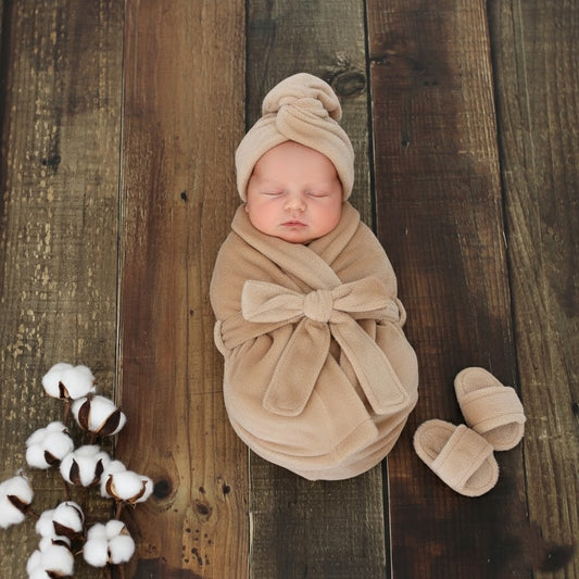 Lyxig badrock för Baby