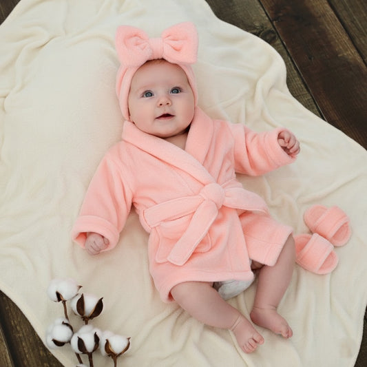 Lyxig badrock för Baby