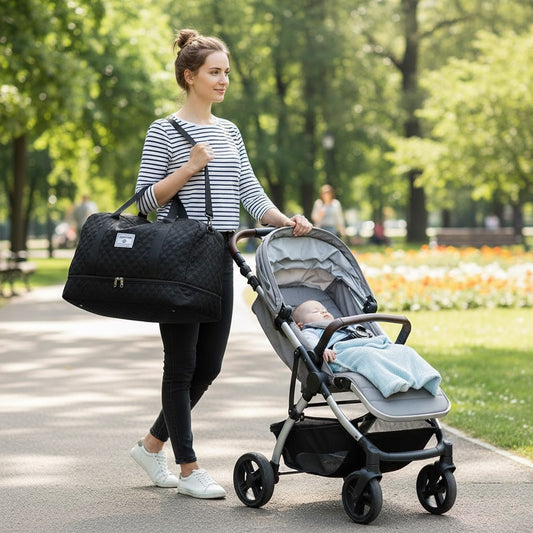 Elegant skötväska för föräldrar