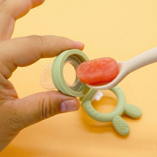 Barnmatsmatare Fruktmatare Nappar för tandlossning