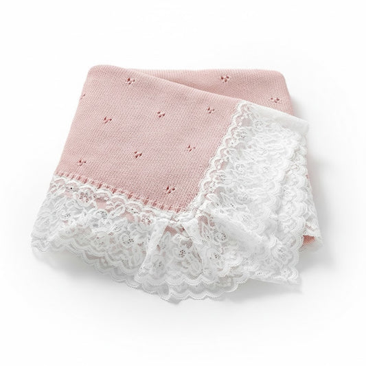 Elegant Babyfilt i Stickat