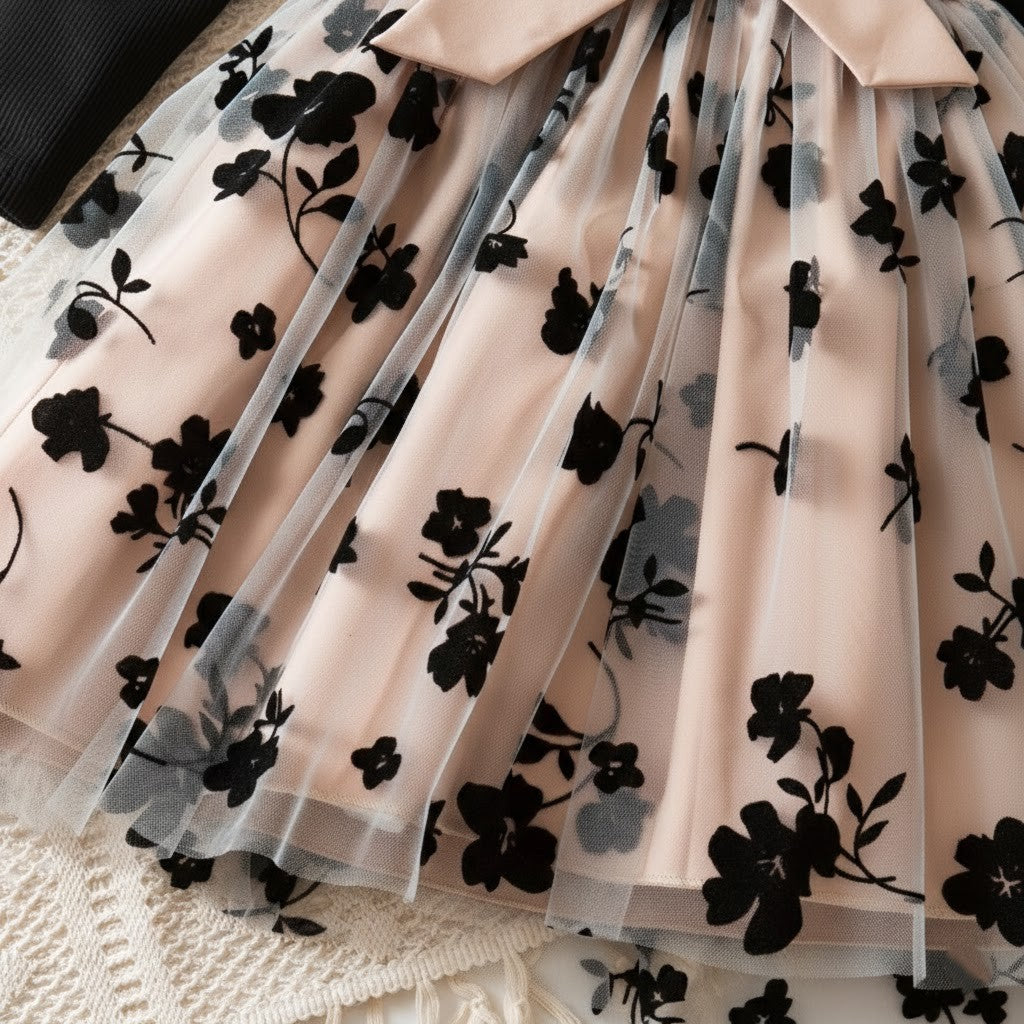 Festklänning med Rosett