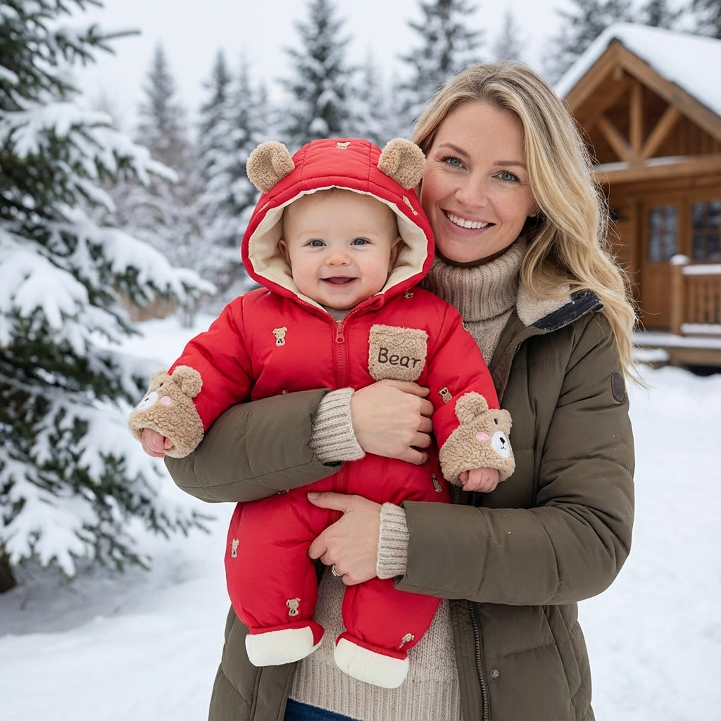 Bekväm overall för bebisar