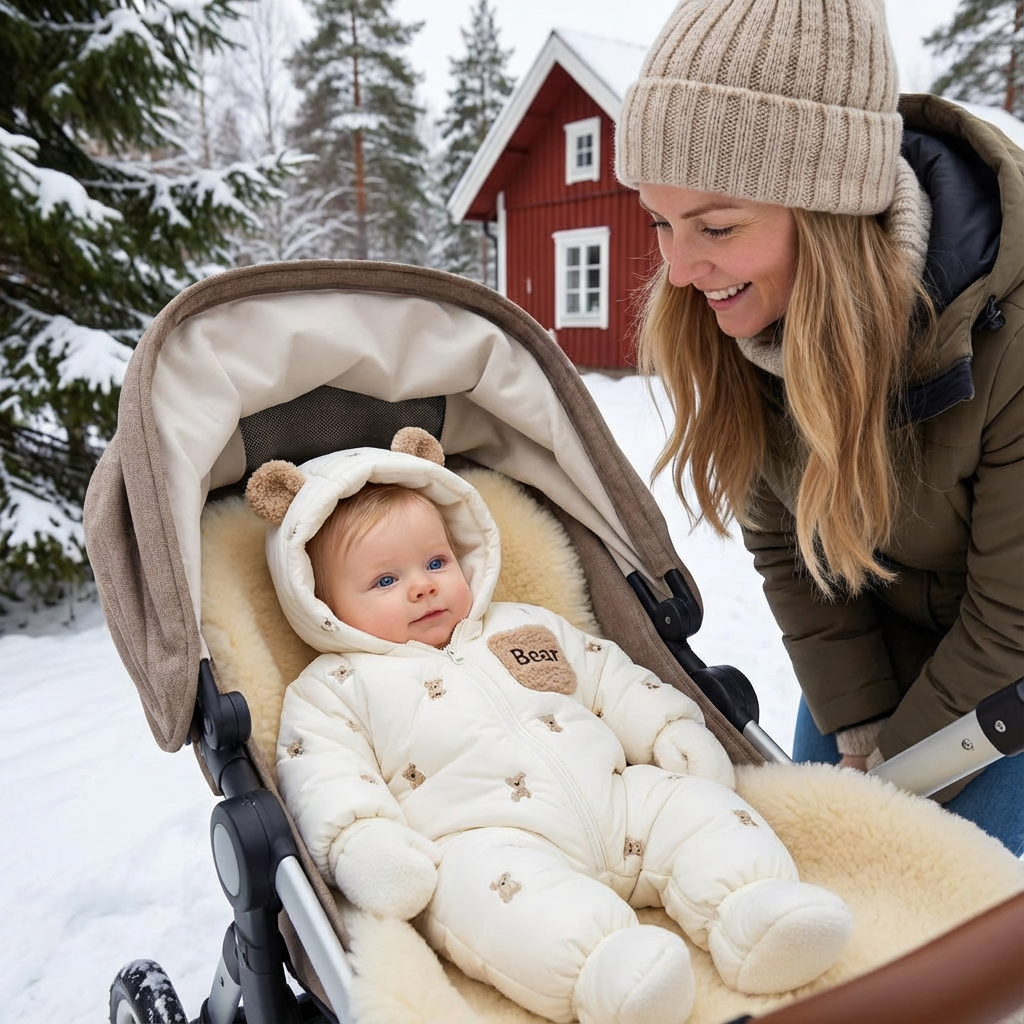 Bekväm overall för bebisar