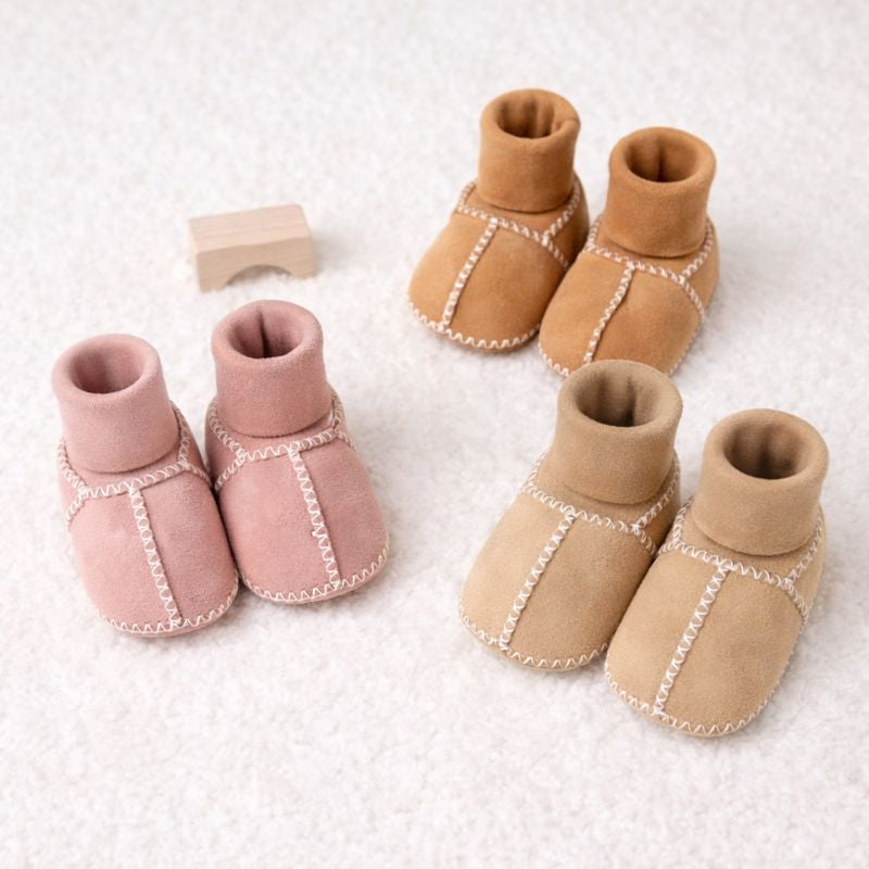 Varma babyskor med mjuk sula