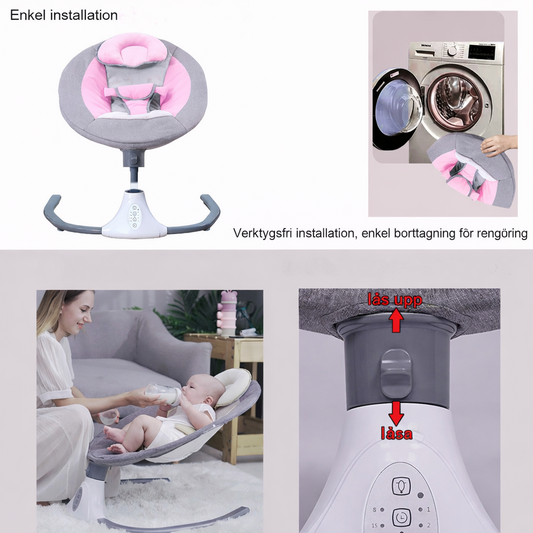 Elektrisk Baby Rocker för Trygg Sömn