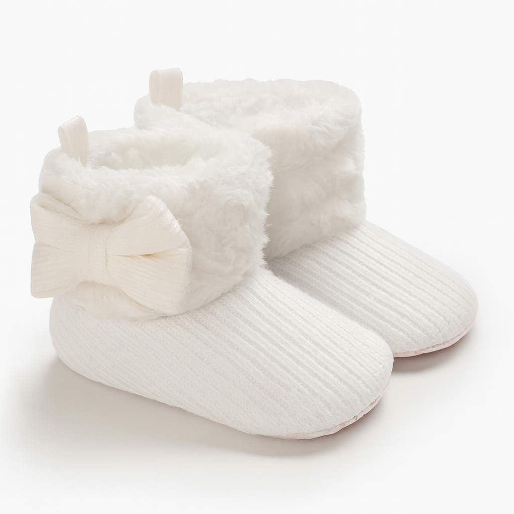 Mjuka baby tofflar i bomull