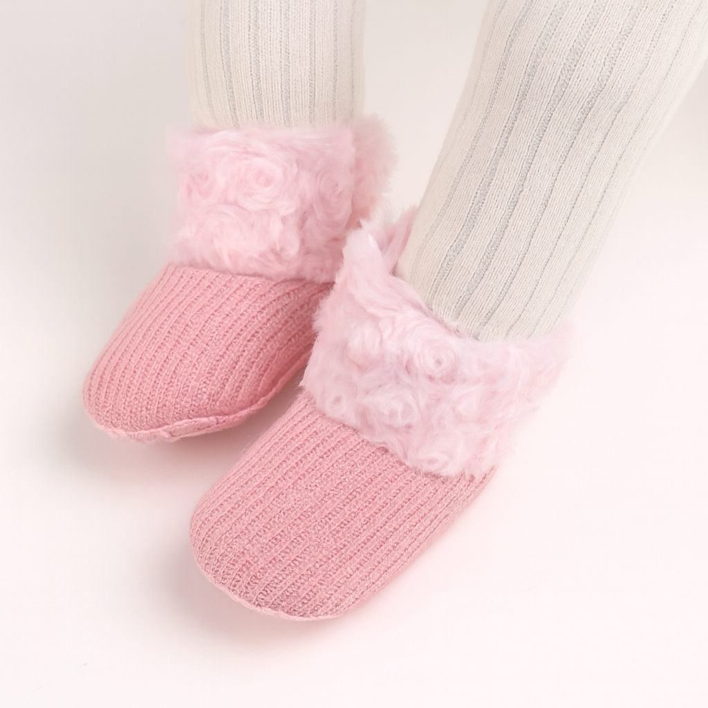 Mjuka baby tofflar i bomull