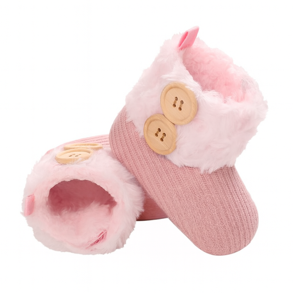 Mjuka baby tofflar i bomull