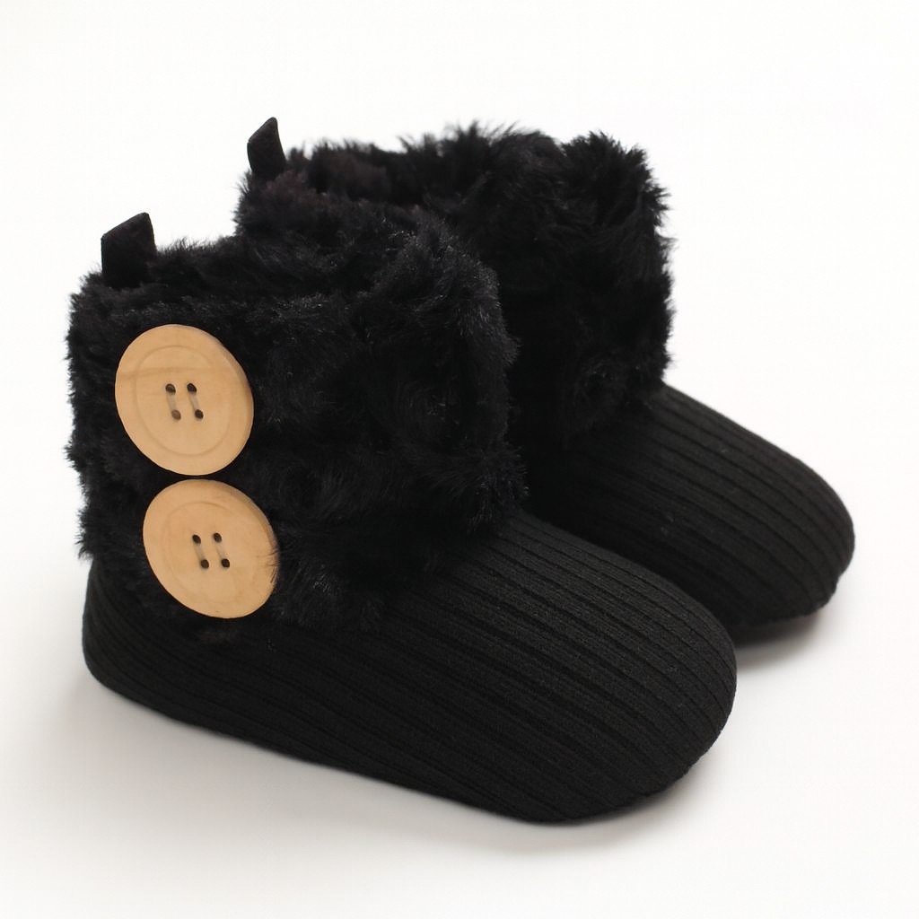 Mjuka baby tofflar i bomull