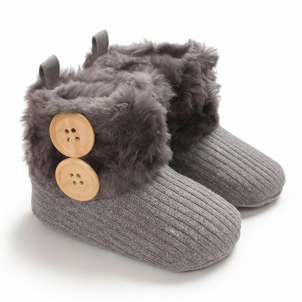 Mjuka baby tofflar i bomull