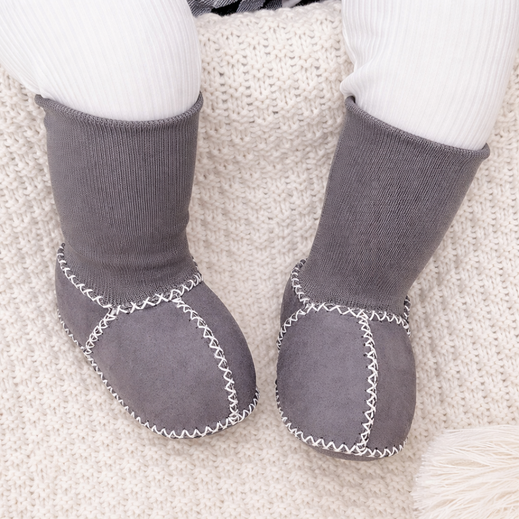 Varma babyskor med mjuk sula