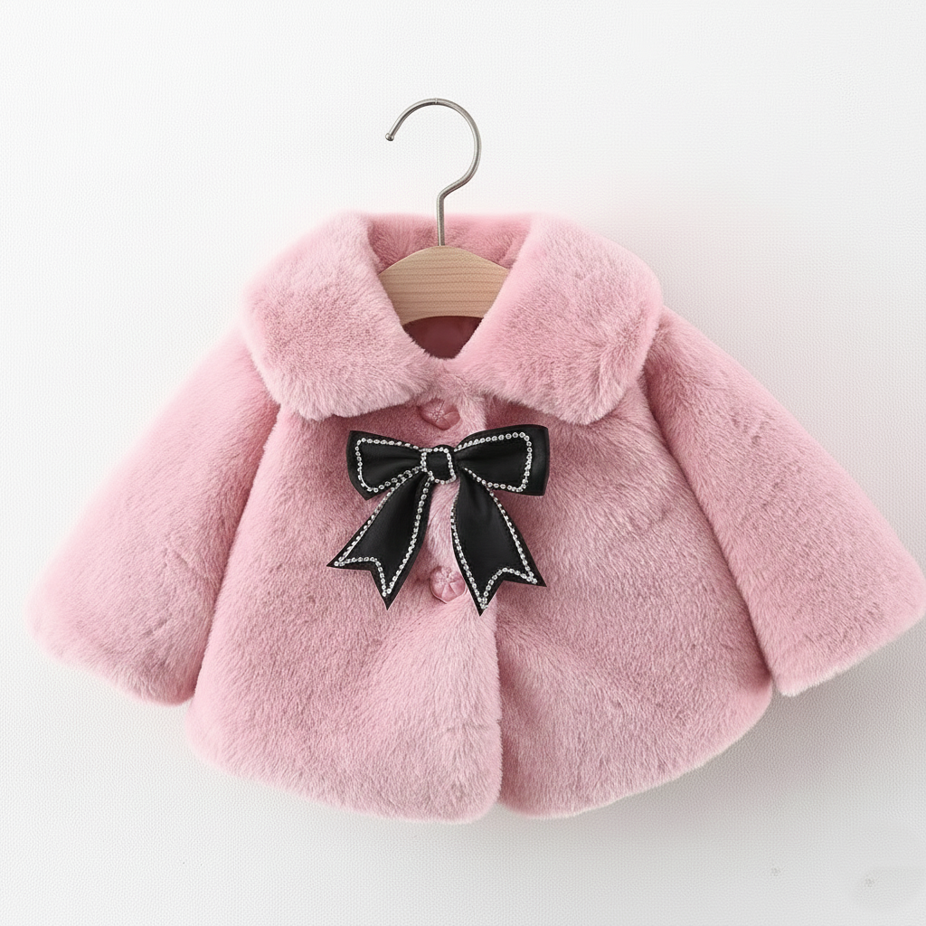 Lyxig tjejjacka för vinter