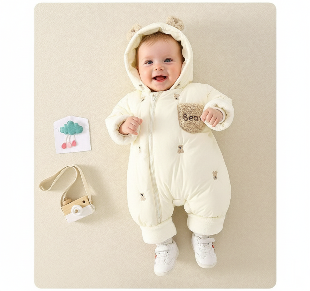 Bekväm overall för bebisar