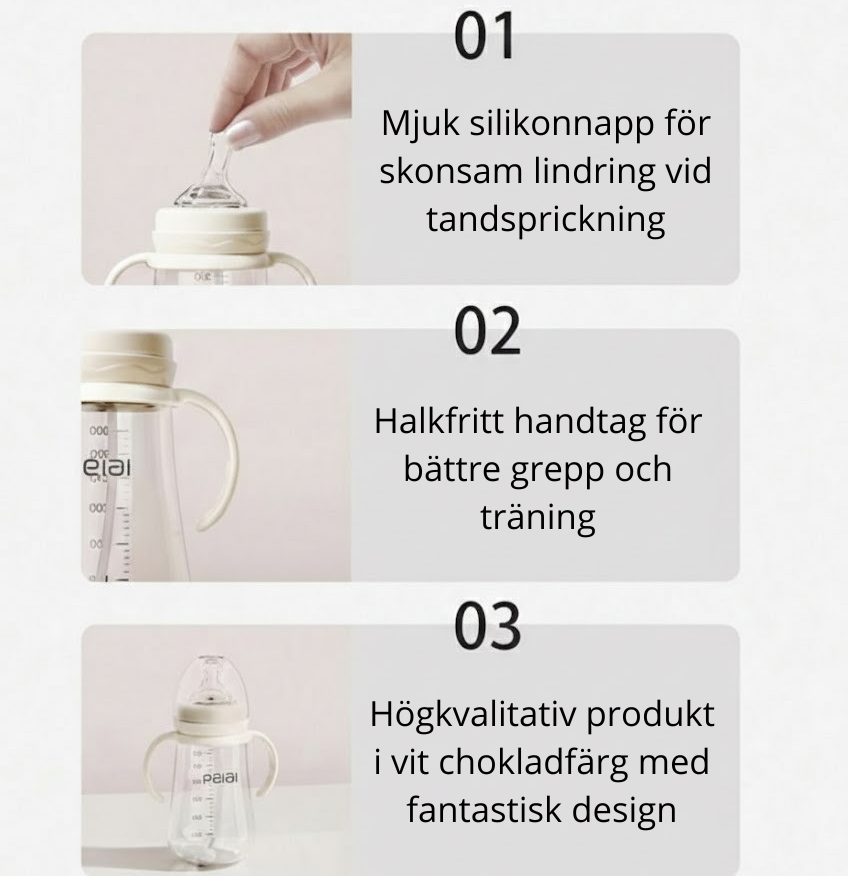 Nappflaska för Trygg Matning