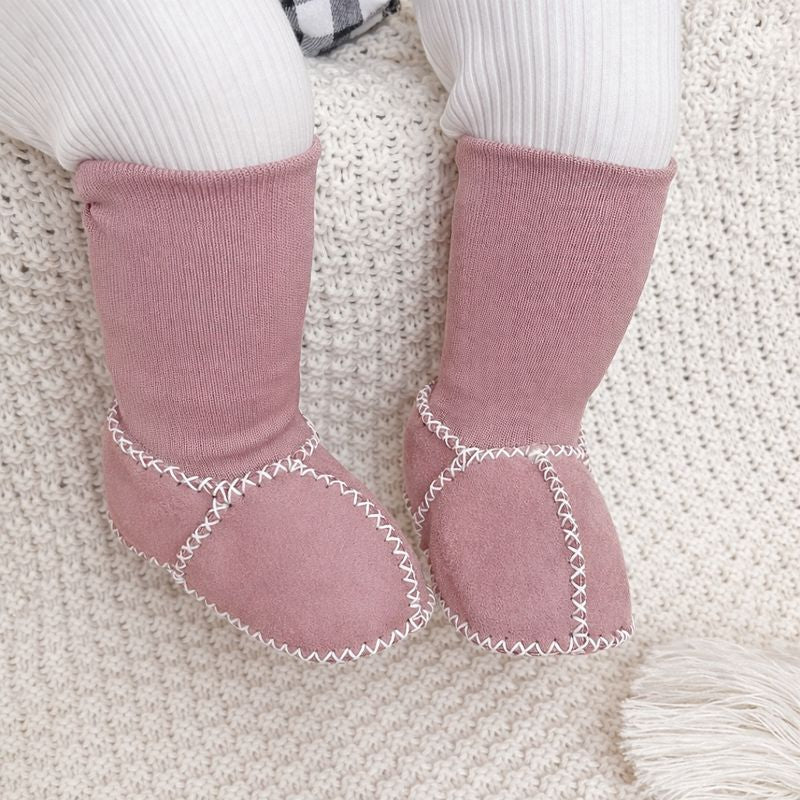 Varma babyskor med mjuk sula