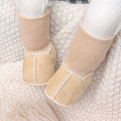 Varma babyskor med mjuk sula