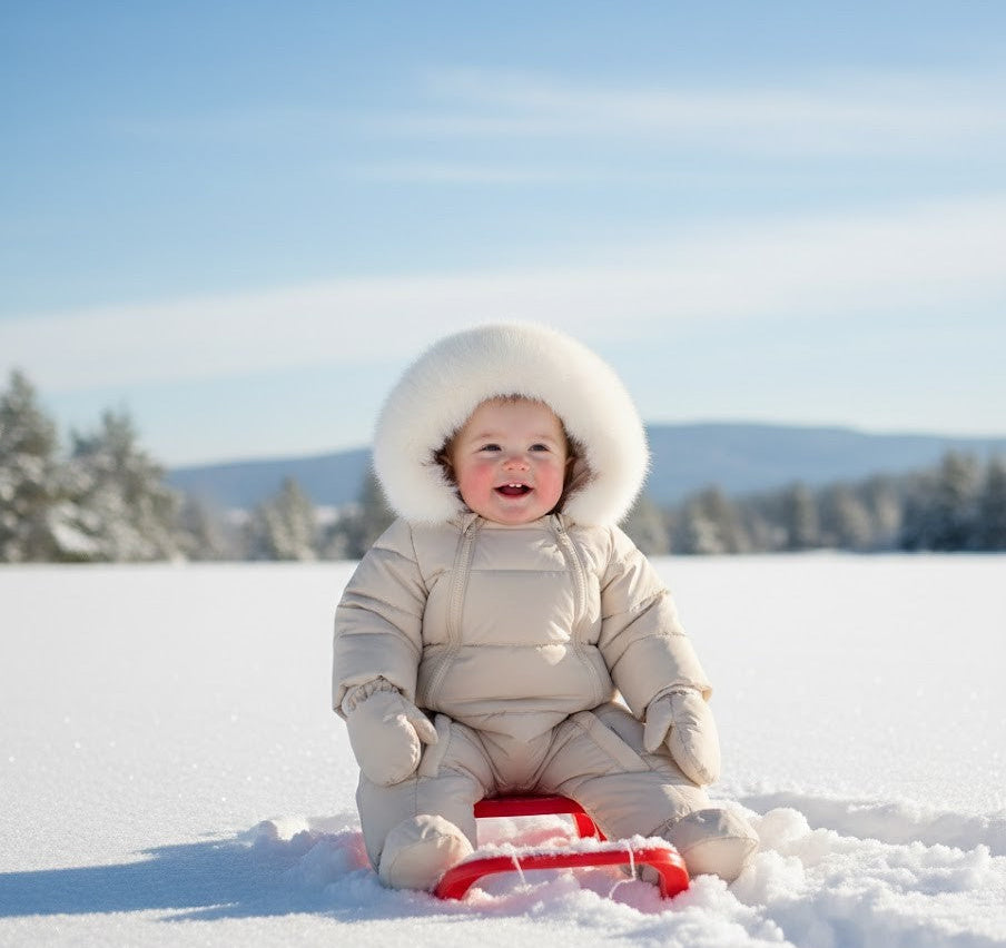 Mjuk och trygg babyoverall