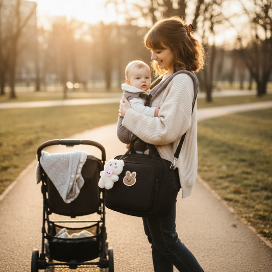 Modern väska för småbarnsföräldrar
