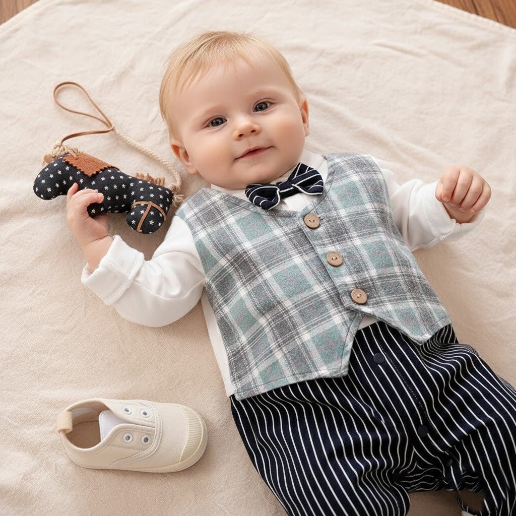 Stilrent kostymset för bebis