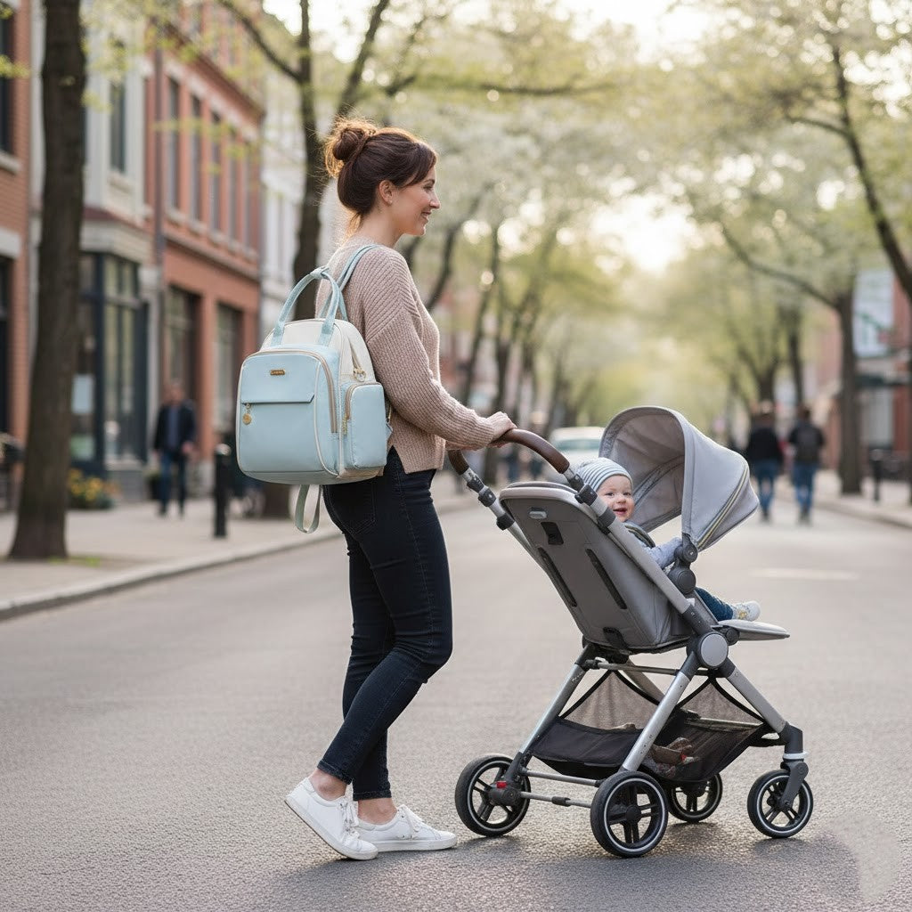 Modern babyväska med stil