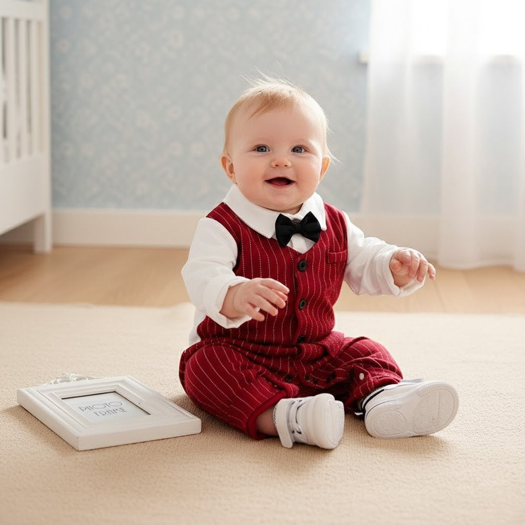 Stilrent kostymset för bebis