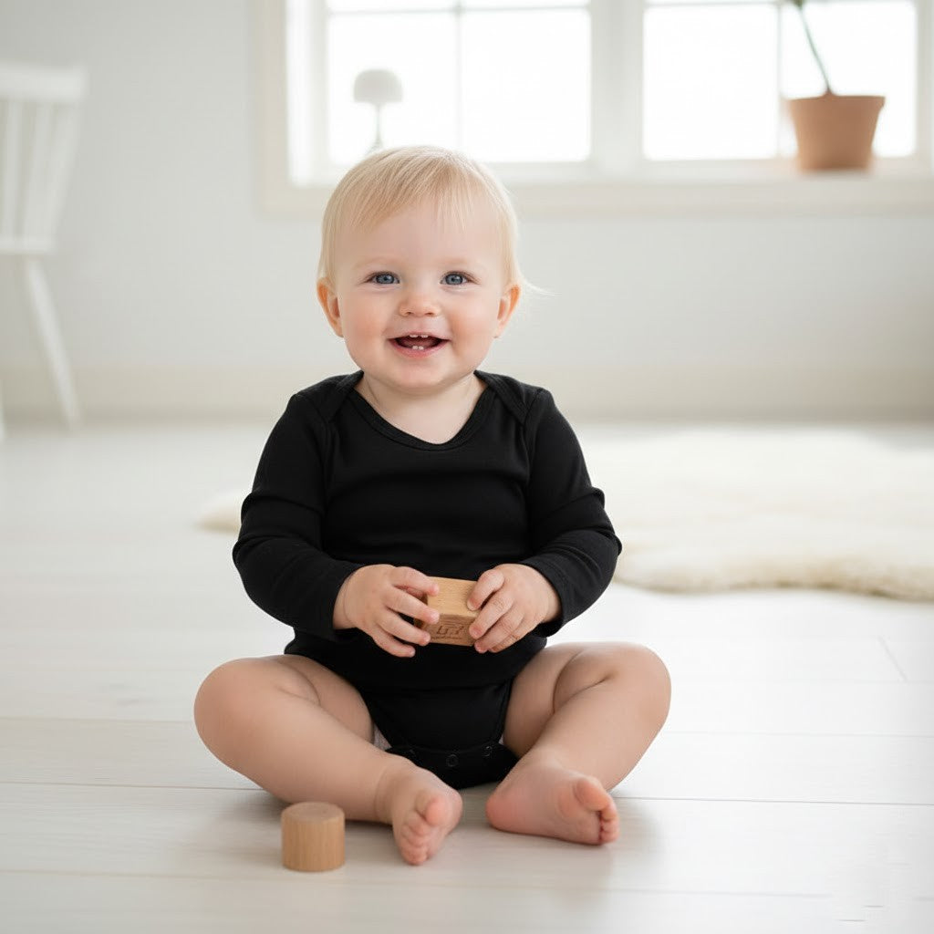 Mjuk Babybody i Bomull