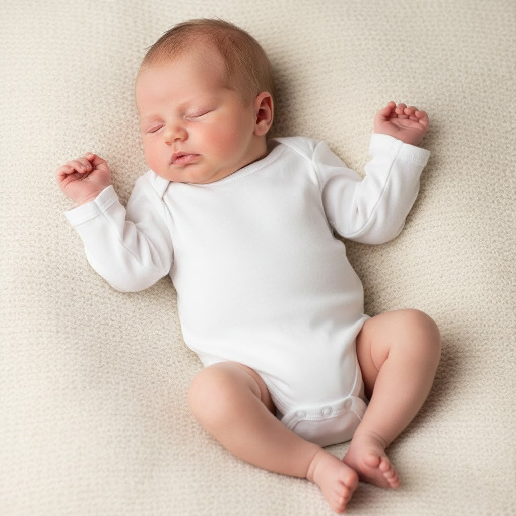 Mjuk Babybody i Bomull