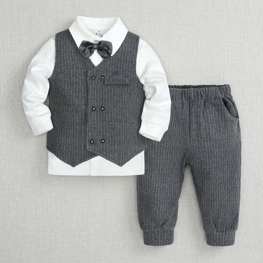 Baby Kostym med Väst & Fluga