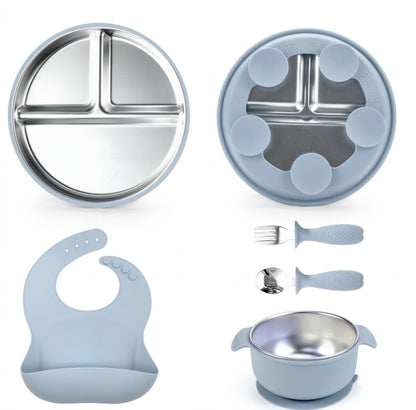 Spillfri Barnservis i Silikon