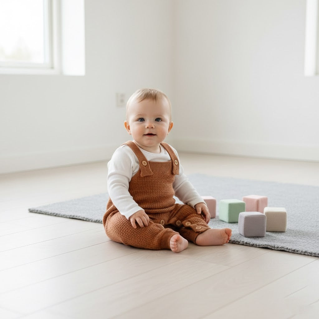 Mjuka Baby Overalls för Vardag