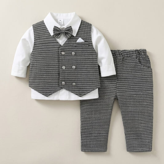 Baby Kostym med Väst & Fluga