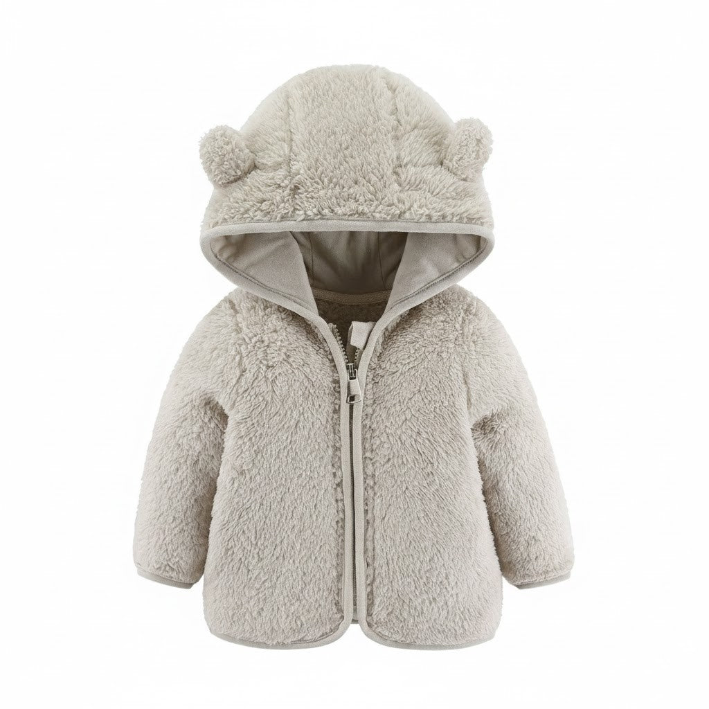 Långärmad barnjacka Plush Top