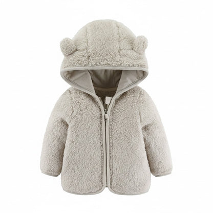 Långärmad barnjacka Plush Top