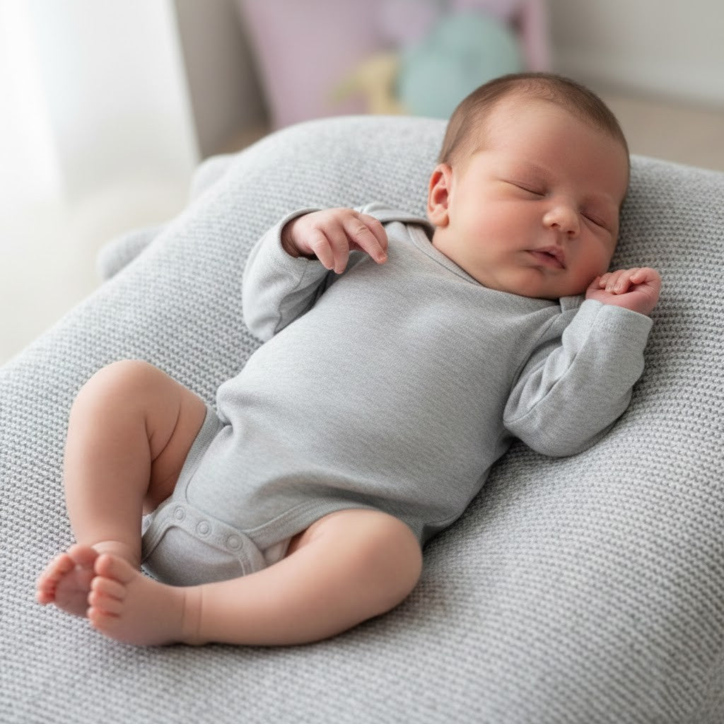 Mjuk Babybody i Bomull