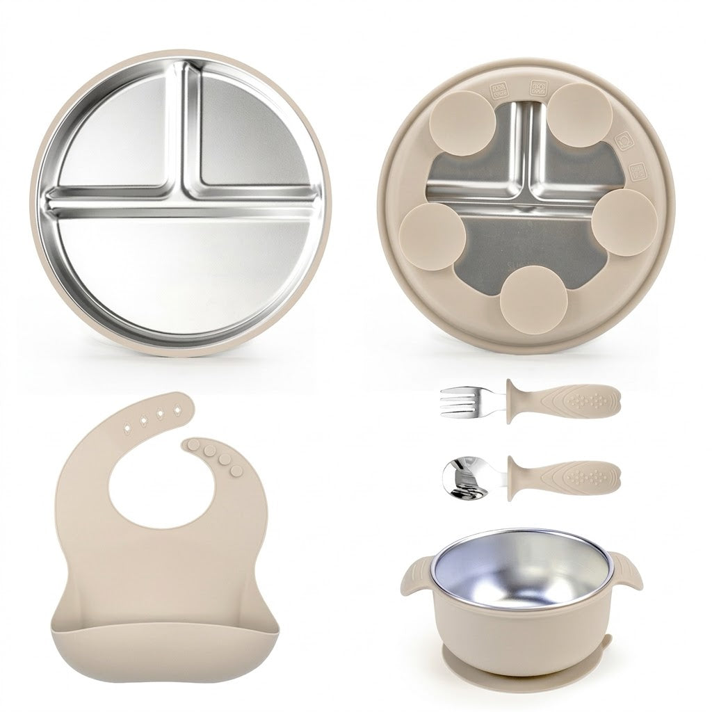 Spillfri Barnservis i Silikon