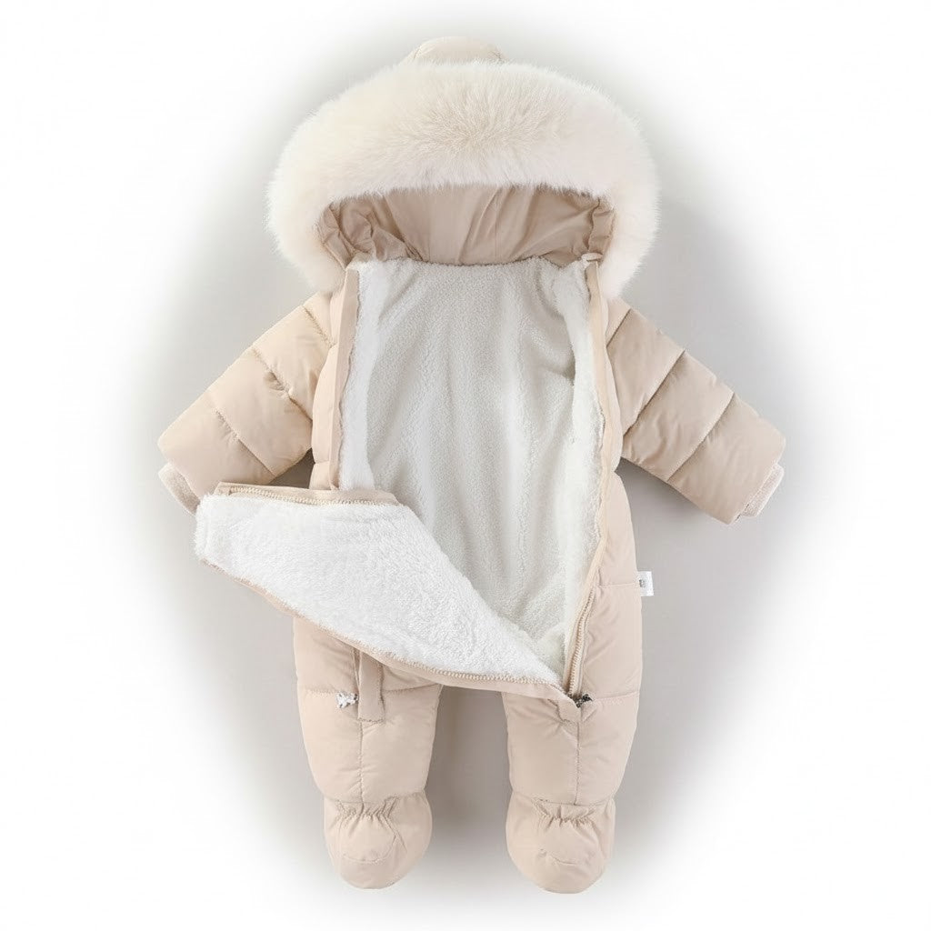 Mjuk och trygg babyoverall