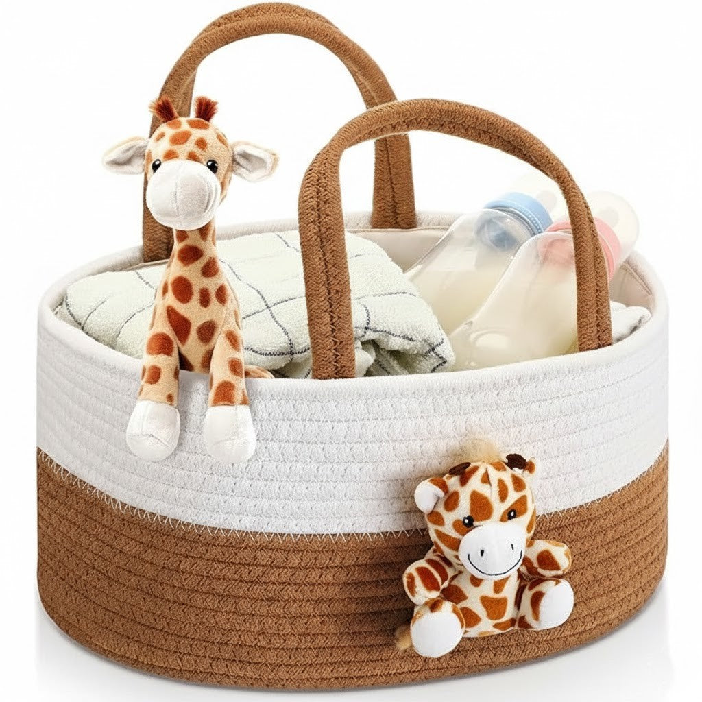 Mjuk Förvaringskorg i Bomull