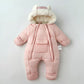 Varm Babyoverall med Huva