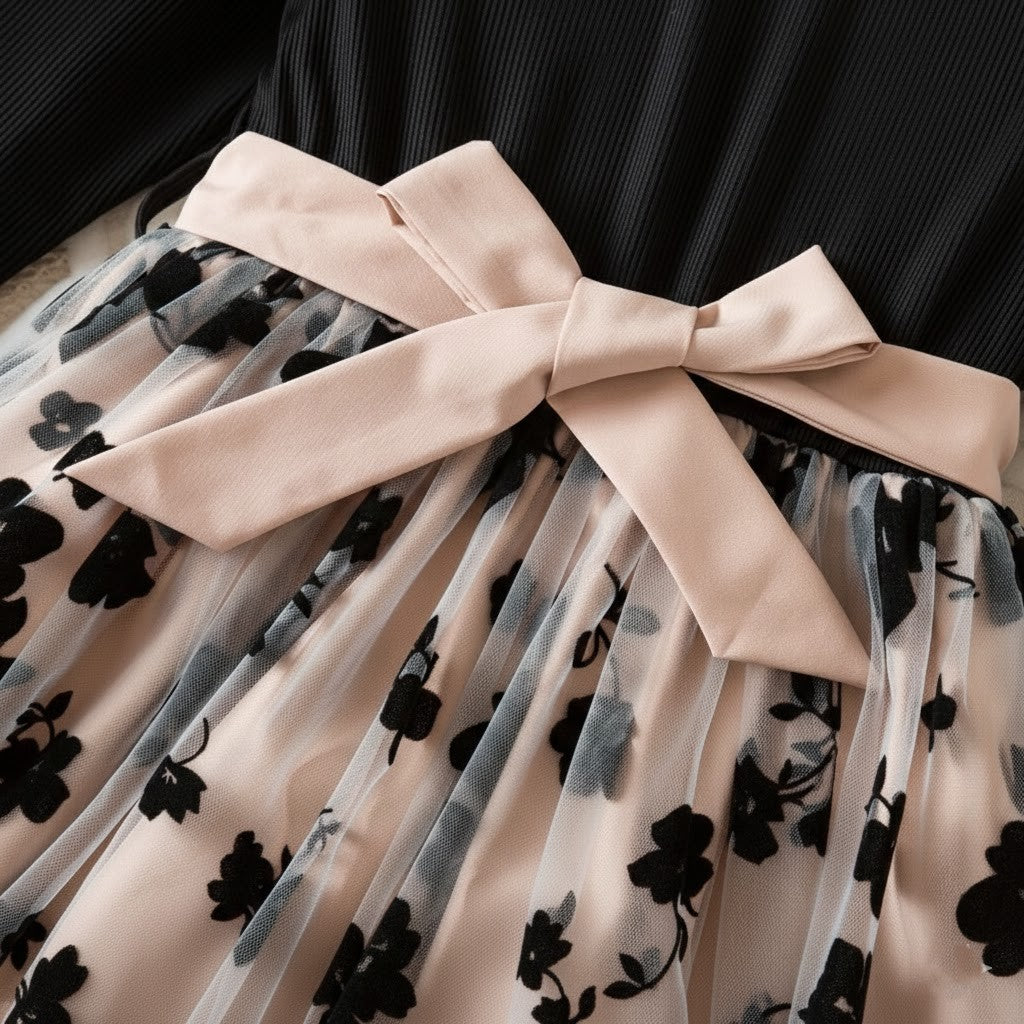 Festklänning med Rosett