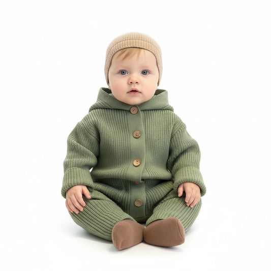 Mjuk Stickad Babytröja