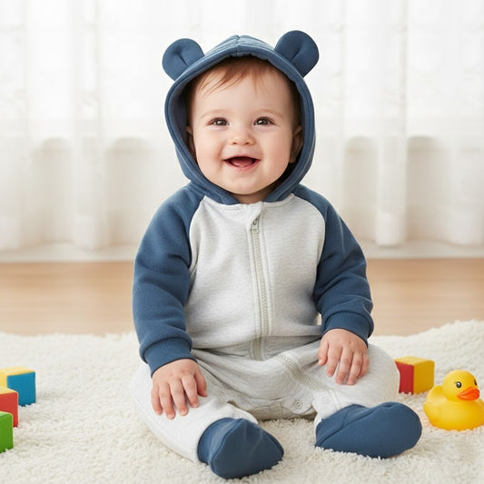 Varm baby overall för vinter