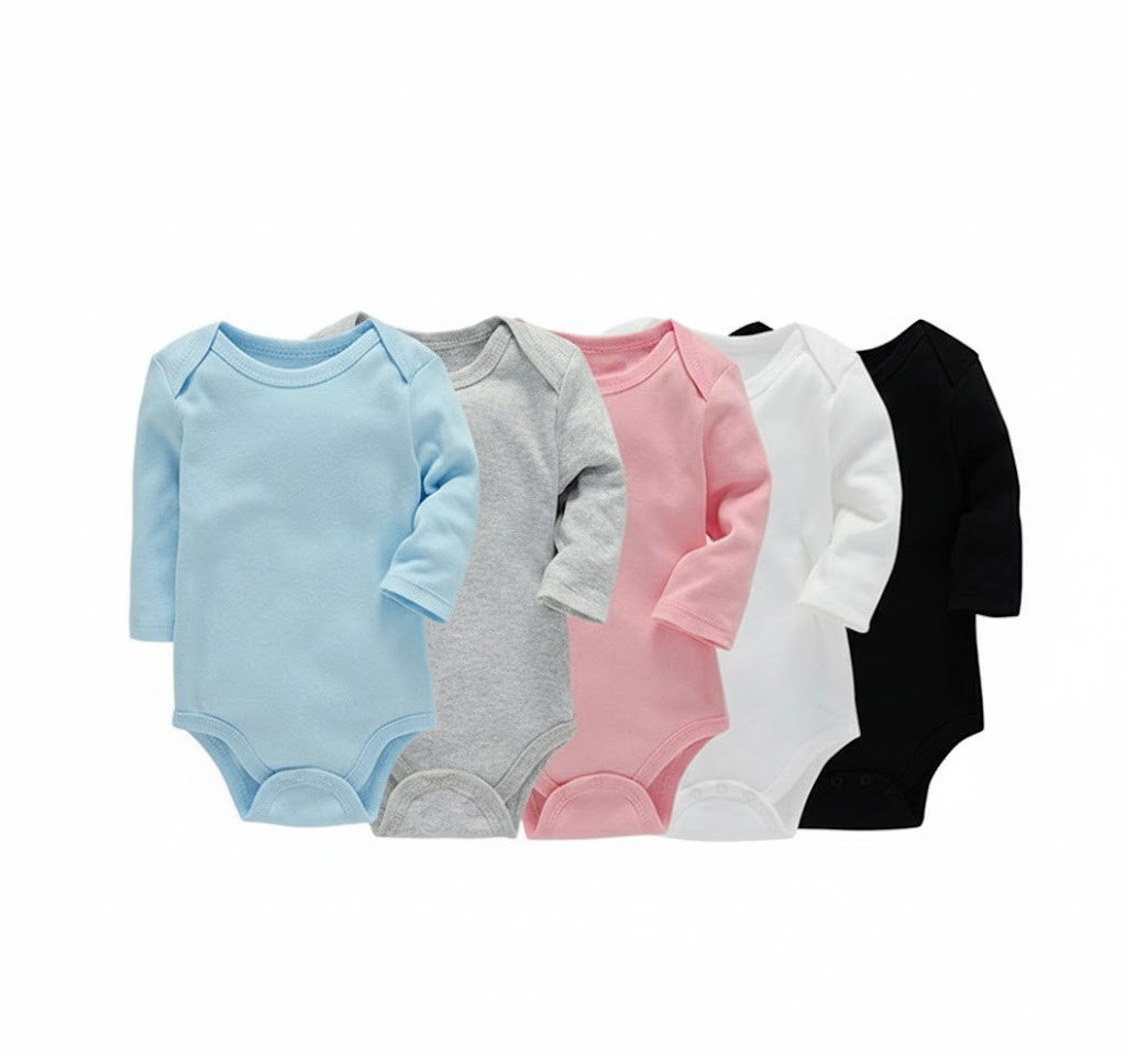 Mjuk Babybody i Bomull