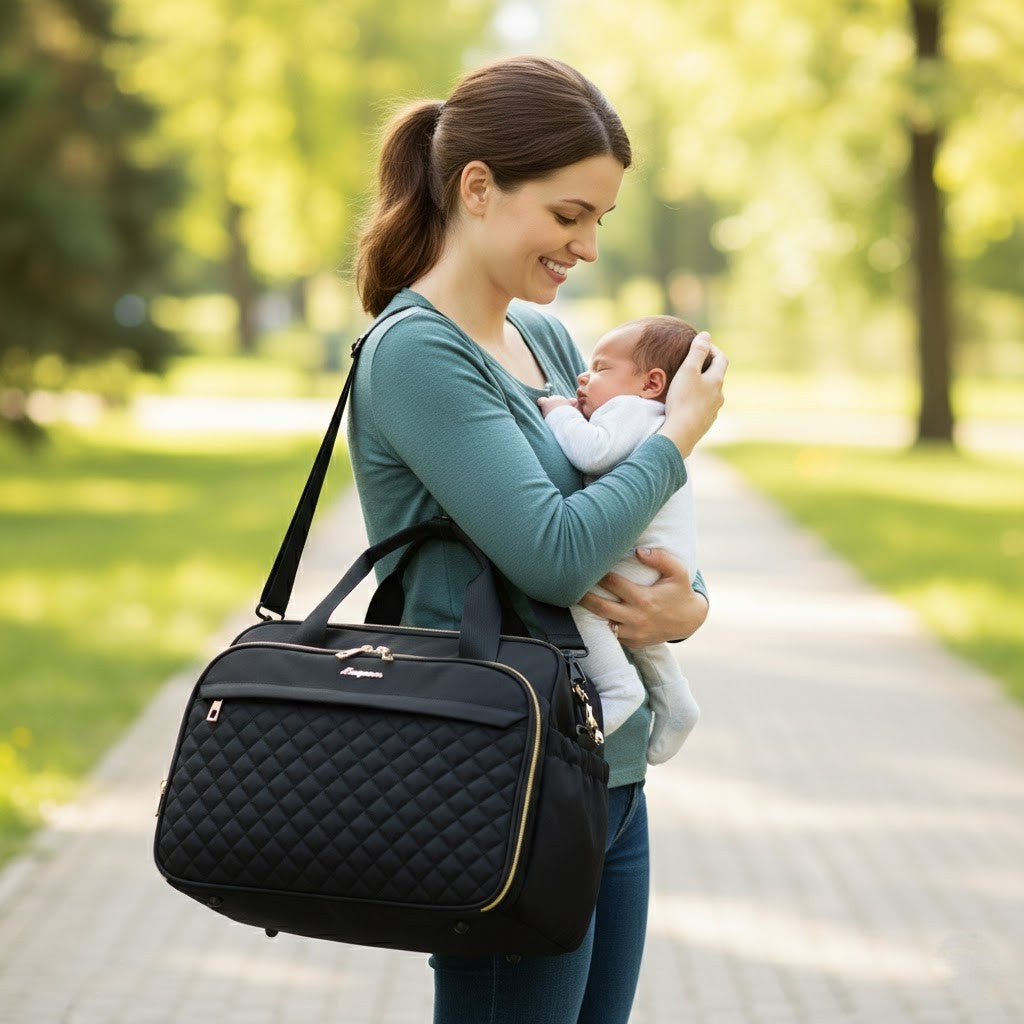 Vattentät baby blöjaväskan