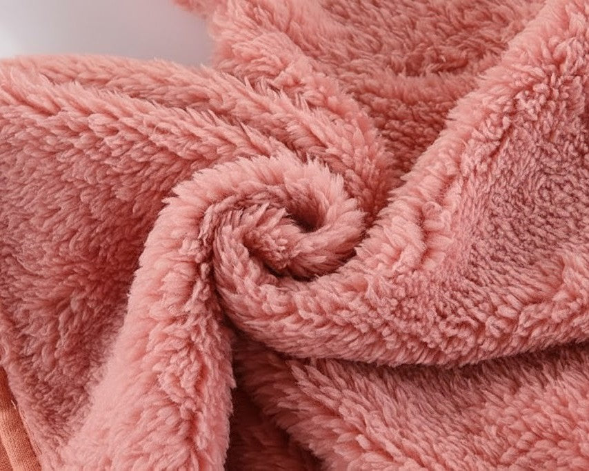 Långärmad barnjacka Plush Top