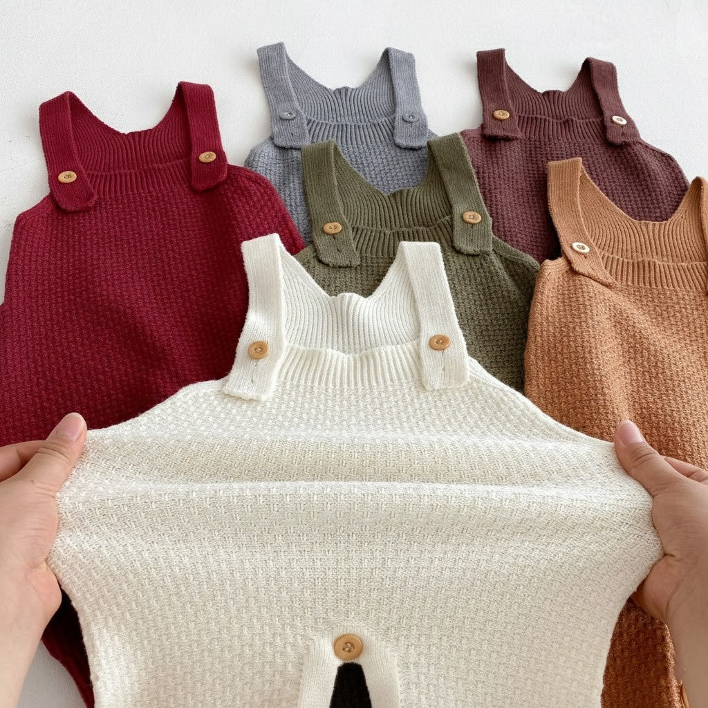 Mjuka Baby Overalls för Vardag